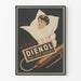 Vintage Dienol Röda Köpfe väggdekoration retro poster