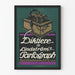 Vintageposter Diktiere Lindström Parlograph väggdekoration
