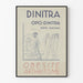 Vintageposter Dinitra behandling av fetma och artrit