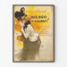 Vintage teaterposter « Náš dům v asanaci » väggdekoration