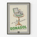 Vintage reklamposter för Donagol kvinnliga injektioner