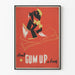 Vintageposter Don’t Gum Up a Book - Retro Väggdekoration