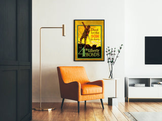 Vintage militär poster för fjärde Liberty Bonds