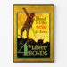Vintage militär poster för fjärde Liberty Bonds