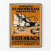 Vintageposter för Dosenbach Schweiz skor