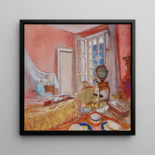 Madame Hessel i det rosa rummet i Clayes - Édouard Vuillard