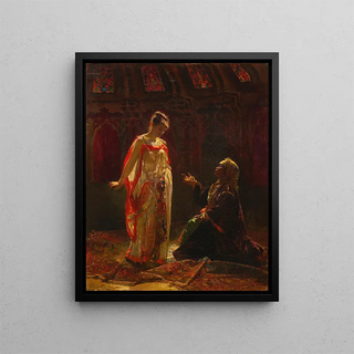 douard Frdric Wilhelm Richter - The Fortune Teller.webp