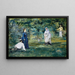En del av croquet - Édouard Manet — inramlat konstverk på väggen