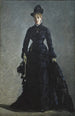 En parisisk dam - Édouard Manet — vy av konstverket