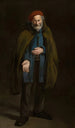 Mendiant au manteau, philosophe - Édouard Manet — vy av konstverket
