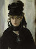 Berthe Morisot med violettbuketten - Édouard Manet — vy av konstverket