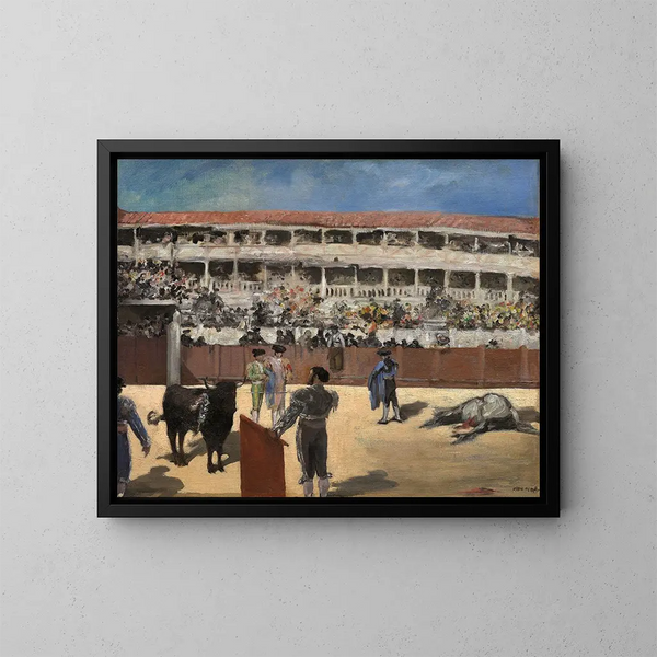 Corrida - Édouard Manet — inramlat konstverk på väggen