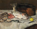 Naturtavla med fisk - Édouard Manet — vy av konstverket