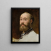 Tête de Jean-Baptiste Faure 1830-1914 - Édouard Manet — inramlat konstverk på väggen