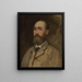 Jean-Baptiste Faure 1830-1914 - Édouard Manet — inramlat konstverk på väggen