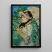 Jeanne Printemps - Édouard Manet — inramlat konstverk på väggen