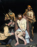 Jesus hånad av soldater - Édouard Manet — vy av konstverket