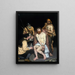 Jesus hånad av soldater - Édouard Manet — inramlat konstverk på väggen