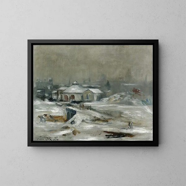 La Gare du chemin de fer de Sceaux - Édouard Manet — inramlat konstverk på väggen