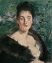 Dame i päls - Édouard Manet — vy av konstverket