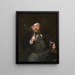 Le Bon Bock - Édouard Manet — inramlat konstverk på väggen