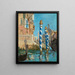 Le Grand Canal à Venise – Édouard Manet — inramlat konstverk på väggen