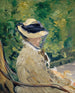 Madame Manet, Suzanne Leenhoff 1829-1906 i Bellevue - Édouard Manet — vy av konstverket