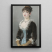 Madame Michel Lévy - Édouard Manet — inramlat konstverk på väggen