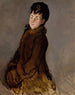 Portrait av Isabelle Lemonnier med ärm - Édouard Manet — vy av konstverket