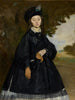 porträtt av Madame Brunet - Édouard Manet — vy av konstverket