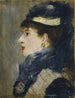 Porträtt av en dam - Édouard Manet — vy av konstverket