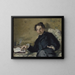 Stéphane Mallarmé - Édouard Manet — inramlat konstverk på väggen