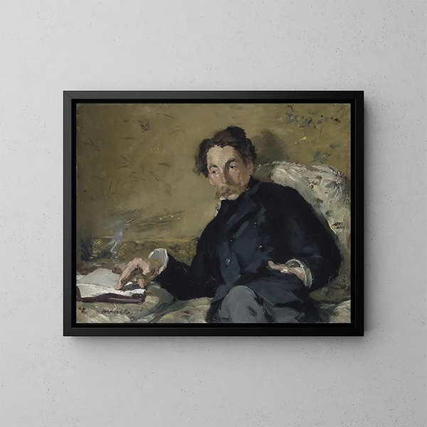 Stéphane Mallarmé - Édouard Manet — inramlat konstverk på väggen