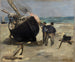 Le bateau goudronné - Édouard Manet — vy av konstverket