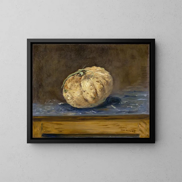 Le Melon - Édouard Manet — inramlat konstverk på väggen