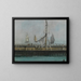 Le quai de Boulogne-sur-Mer - Édouard Manet — inramlat konstverk på väggen