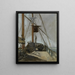 Le pont du navire - Édouard Manet — inramlat konstverk på väggen