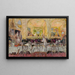 Café Wepler - Édouard Vuillard — inramlat konstverk på väggen