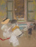 Framför paviljongerna - Édouard Vuillard — vy av konstverket