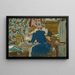 inomhus - Édouard Vuillard — inramlat konstverk på väggen