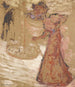 La Femme au jardin public - Édouard Vuillard — vy av konstverket