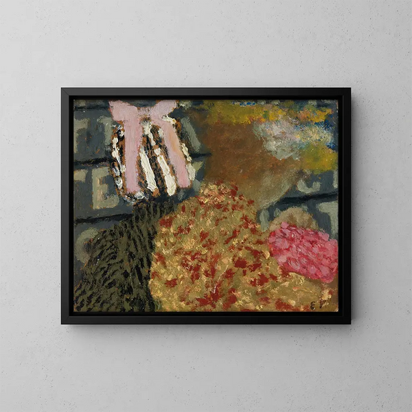 La Nourrice - Édouard Vuillard — inramlat konstverk på väggen