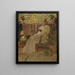 La femme au fauteuil Misia et Thadée Natanson - Édouard Vuillard — inramlat konstverk på väggen