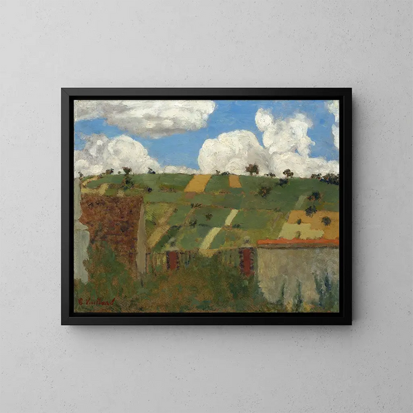 Landskapsbild av Île-de-France - Édouard Vuillard — inramlat konstverk på väggen
