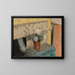 Le Bouquet sur le pôle mirus - Édouard Vuillard — inramlat konstverk på väggen