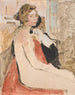 Le Modèle - Édouard Vuillard — vy av konstverket