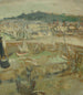 Le Petit Port Honfleur - Édouard Vuillard — vy av konstverket