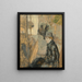 Le Shako à l’aigrette (Lili Lamy) – Édouard Vuillard — inramlat konstverk på väggen