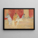 Barnens bord Roussel - Édouard Vuillard — inramlat konstverk på väggen