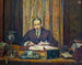 Lucien Rosengart vid sitt arbetsbord - Édouard Vuillard — vy av konstverket